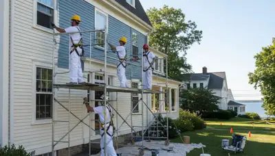 Painting contractor in Warwick, RI serving residential and commercial painting services