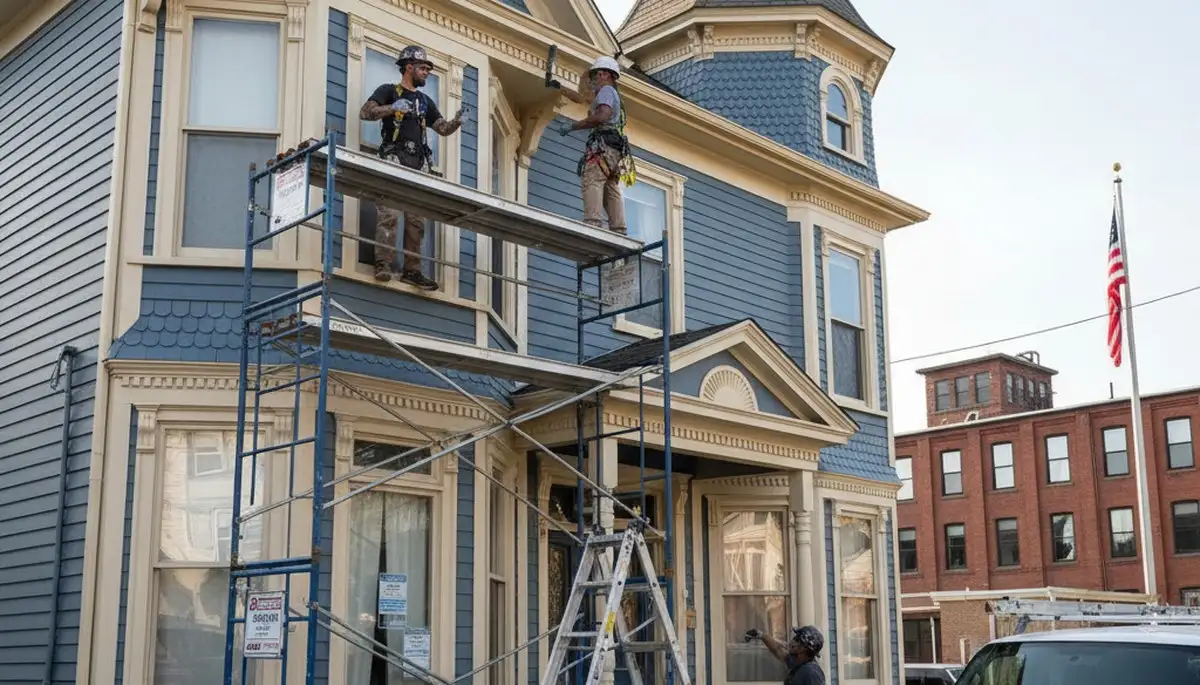 Painting contractor in Warwick, RI providing professional interior and exterior painting services
