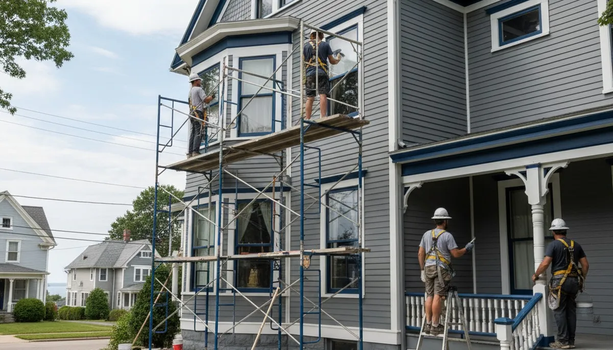 Painting contractor in Warwick, RI providing professional interior and exterior painting services