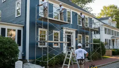 Painting contractor in Warwick, RI providing professional residential and commercial painting services