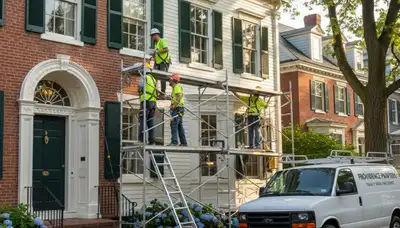 Painting contractors in Warwick, RI providing professional interior and exterior painting services
