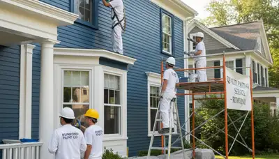 Painting contractors in Warwick, RI providing professional interior and exterior painting services