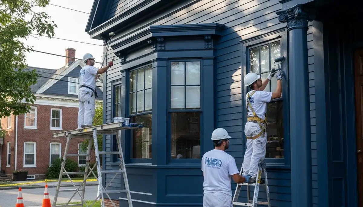 Painting contractor in Warwick, RI providing professional interior and exterior house painting services
