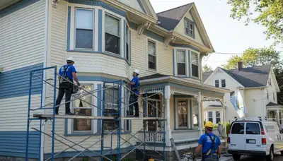 Painting contractor in Warwick, RI providing professional interior and exterior painting services